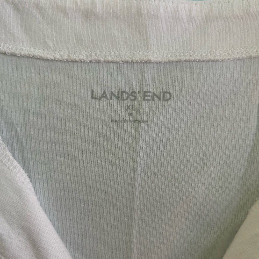 Lands' End White Sleeveless Coverup - Picture 3 of 3